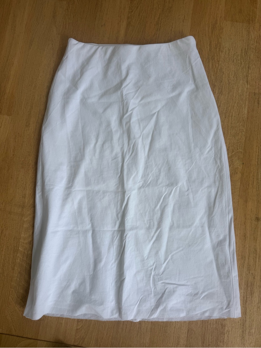Vince Classic White Pencil Skirt - Women's Tailored Midi